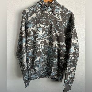 Nike ACG Therma-Fit Camouflage Print Fleece Hoodie Hiking DJ1425-072 Men Size XS